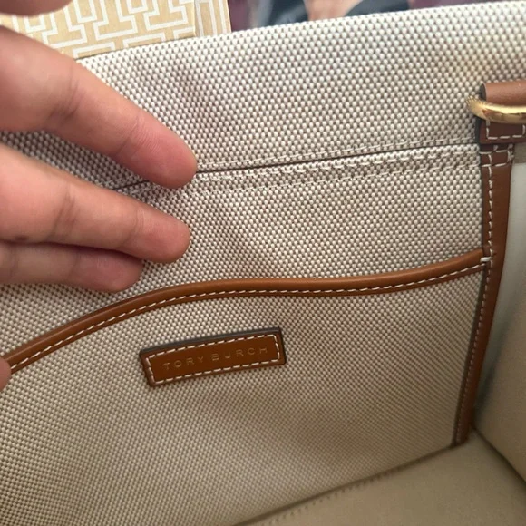 New Tory Burch small canvas tote - Picture 7 of 10